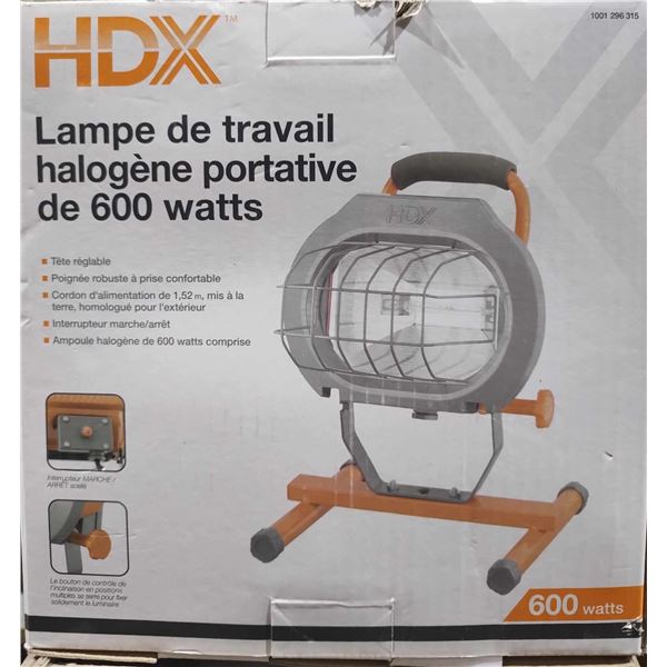 portable halogen work light
