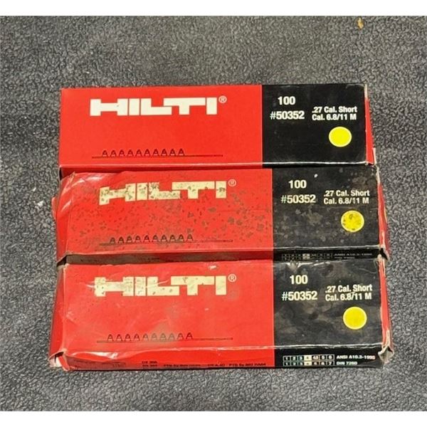 hilti booster jaunes de calibre 0.27 qt 3 boites