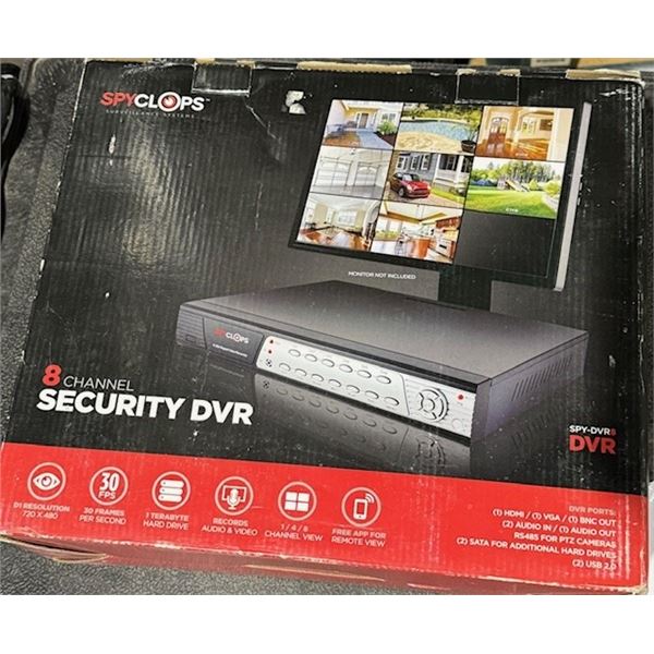 spyclops security dvr 8 chanel
