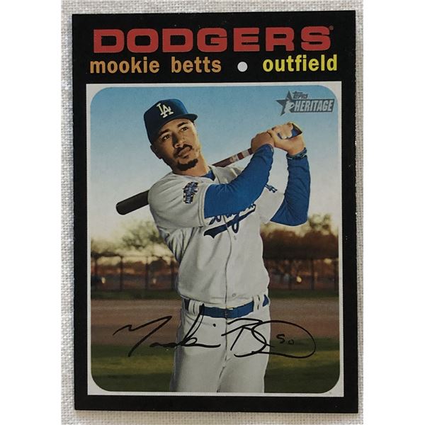 2020 TOPPS HERITAGE Mookie Betts