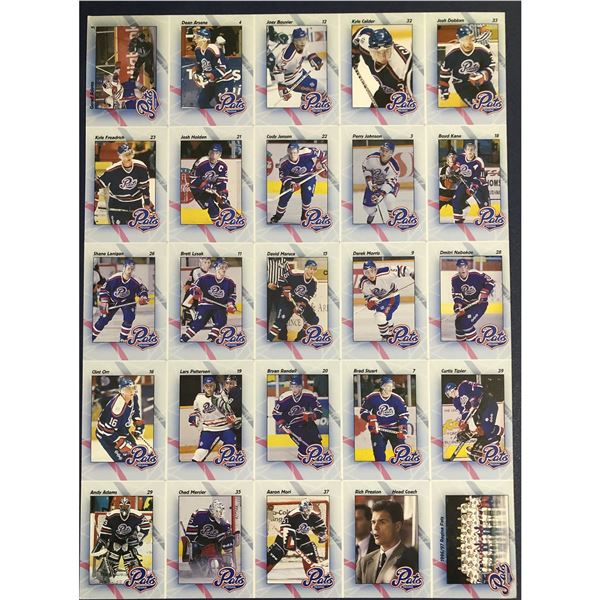 1996-97 Regina Pats (WHL) Police set - printer's sheet