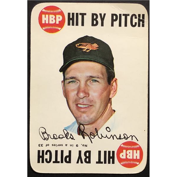 1968 TOPPS GAME INSERT Brooks Robinson (HOF) SP