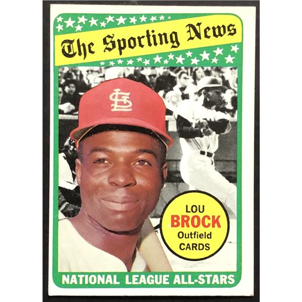 1969 TOPPS Lou Brock AS