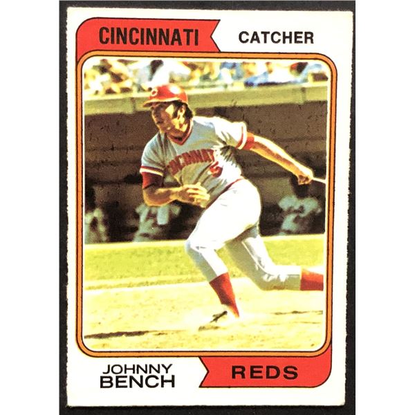 1974 O-PEE-CHEE Johnny Bench (HOF)