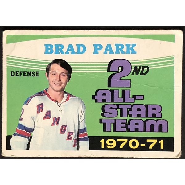 1971-72 O-PEE-CHEE Brad Park (HOF)