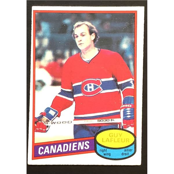 1980-81 O-PEE-CHEE Guy Lafleur (HOF)