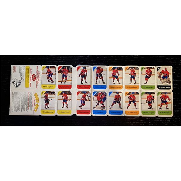 1982-83 POST CEREAL NHL set