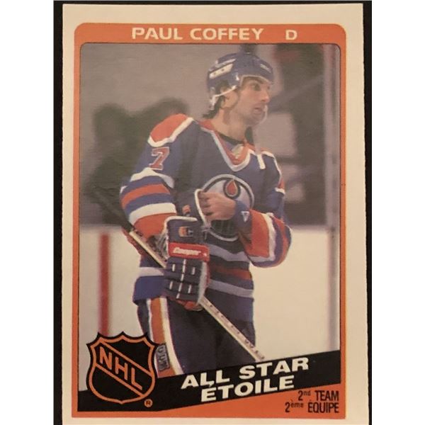1984-85 O-PEE-CHEE Paul Coffey (HOF) AS