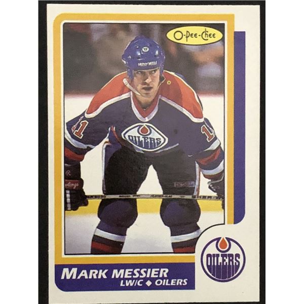 1986-87 O-PEE-CHEE Mark Messier (HOF)