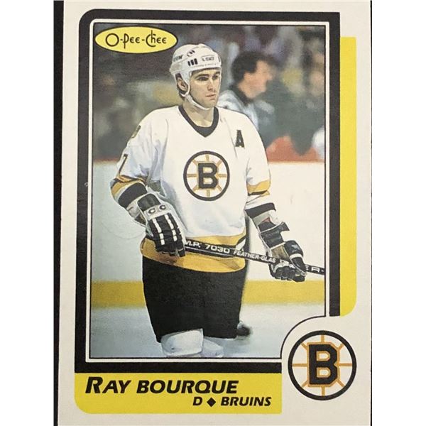 1986-87 O-PEE-CHEE Ray Bourque (HOF)