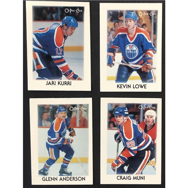 1987-88 O-PEE-CHEE MINIS - Edmonton Oilers (4)