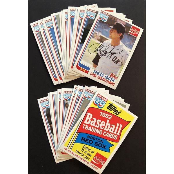 1982 BRIGHAM's Coca-Cola Boston Red Sox team set