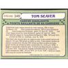 Image 2 : 1982 O-PEE-CHEE Tom Seaver (HOF)