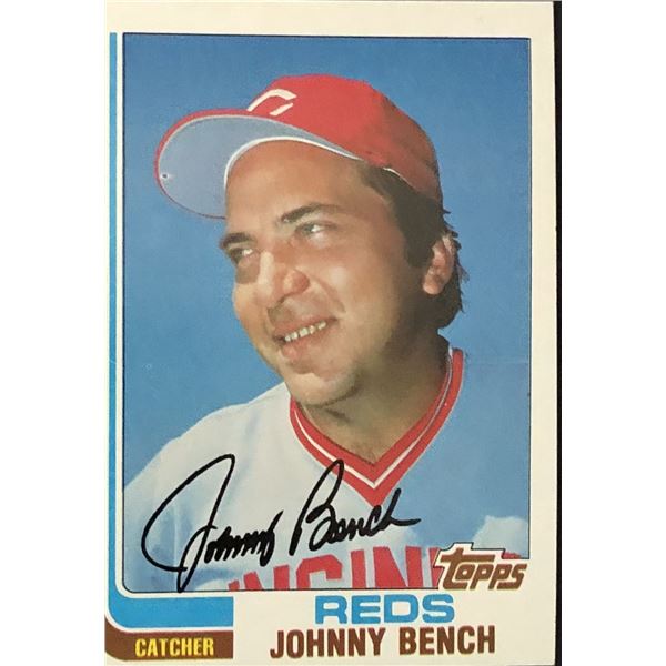1982 TOPPS Johnny Bench (HOF)