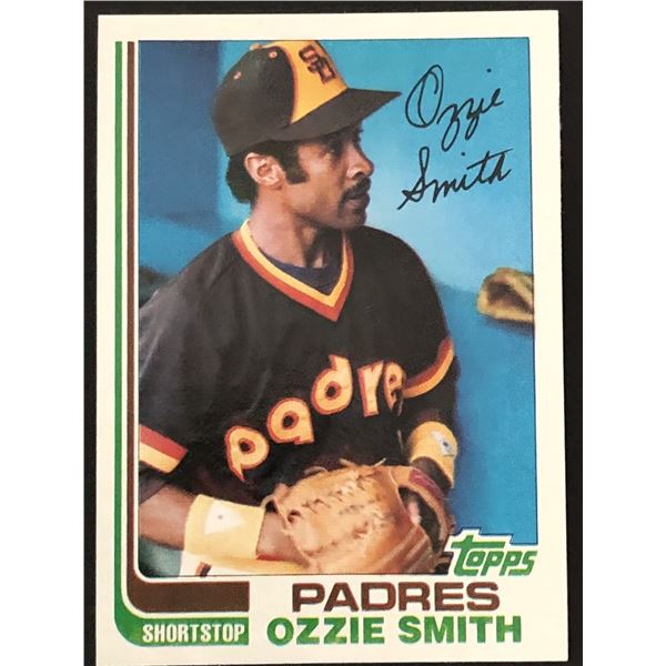 1982 TOPPS Ozzie Smith (HOF)