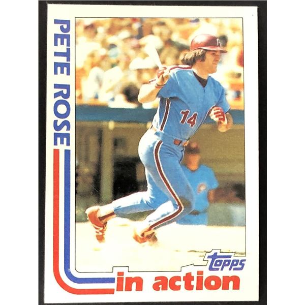 1982 TOPPS Pete Rose IA