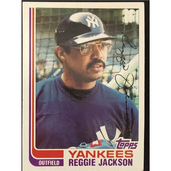 1982 TOPPS Reggie Jackson (HOF)