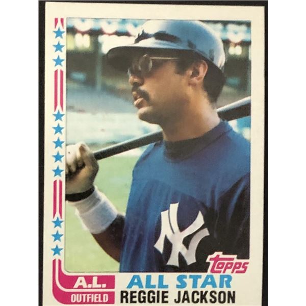1982 TOPPS Reggie Jackson AS (HOF)