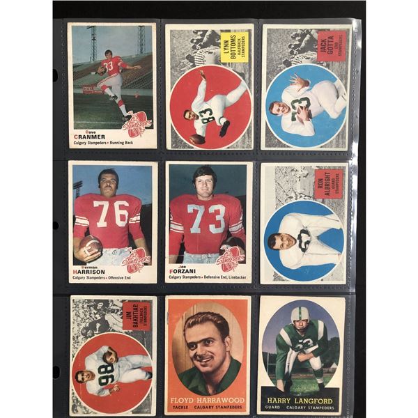 1960's CFL team collection - Calgary Stampeders (9)