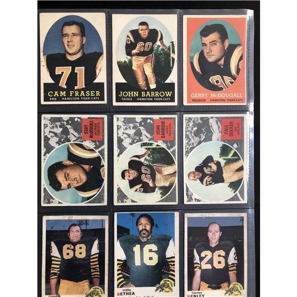 1960's CFL team collection - Hamilton Tiger Cats (9)