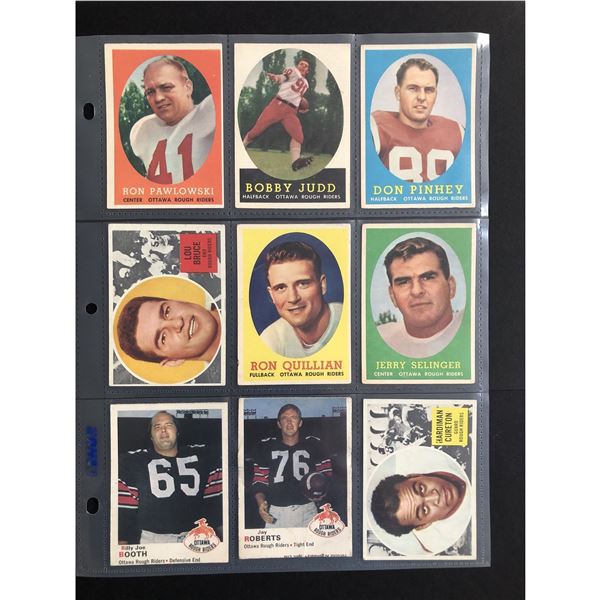 1960's CFL team collection - Ottawa Rough Riders (9)