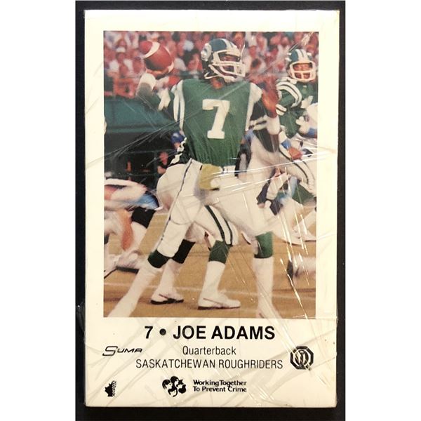 1982 Saskatchewan Roughriders Police set