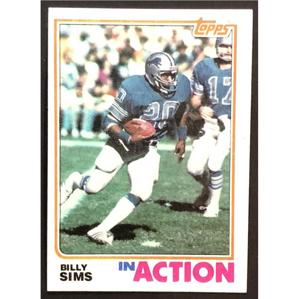 1982 TOPPS Billy Sims IA (HOF)