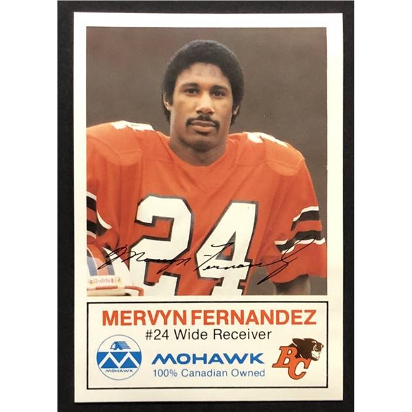 1983 MOHAWK Mervyn Fernandez (HOF)