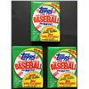 Image 1 : 1990 TOPPS Baseball wax packs (3)