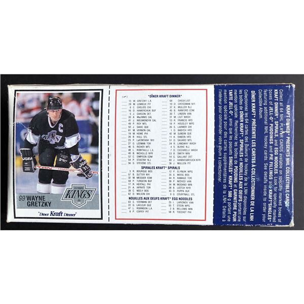 1990-91 KRAFT DINNER WAYNE GRETZKY UNOPENED BOX