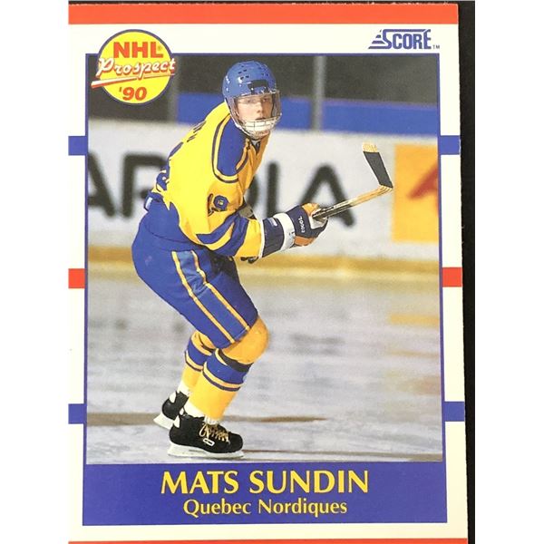 1990-91 SCORE Mats Sundin (RC)