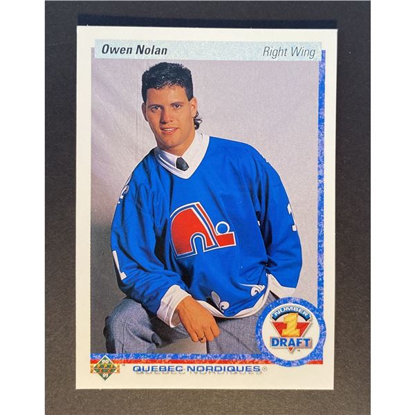 1990-91 UPPER DECK Owen Nolan (RC)