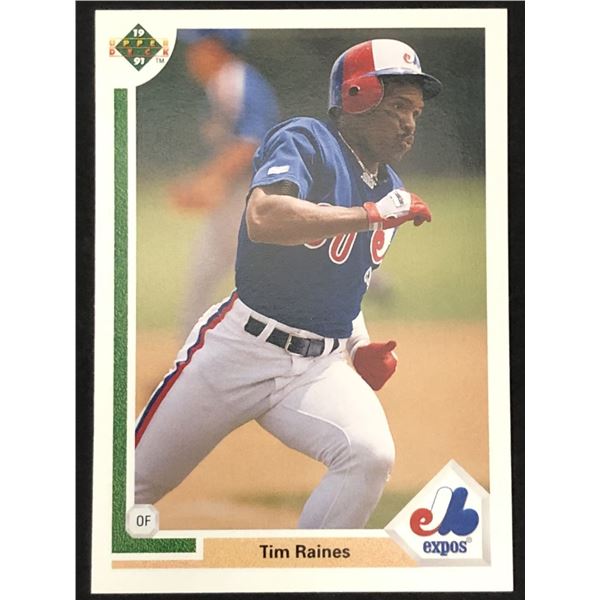 1991 UPPER DECK Tim Raines (HOF)