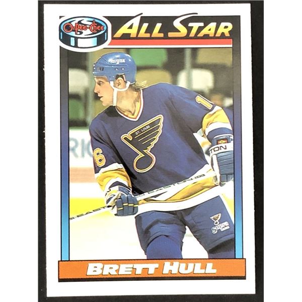 1991-92 O-PEE-CHEE Brett Hull AS (HOF)