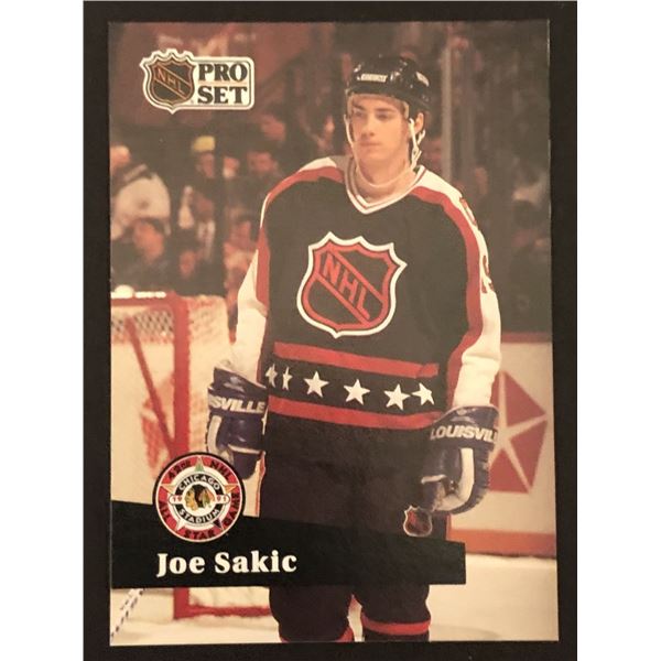 1991-92 PRO SET Joe Sakic AS (HOF)