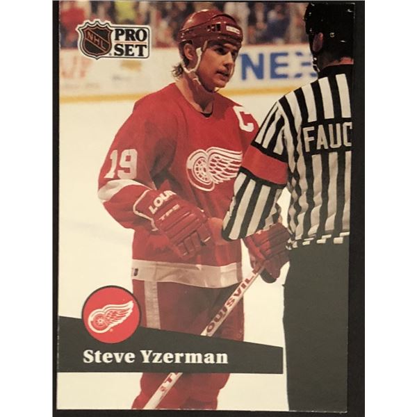 1991-92 PRO SET Steve Yzerman (HOF)