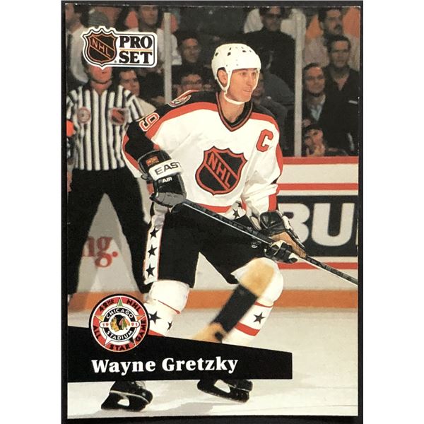1991-92 PRO SET Wayne Gretzky (HOF) AS
