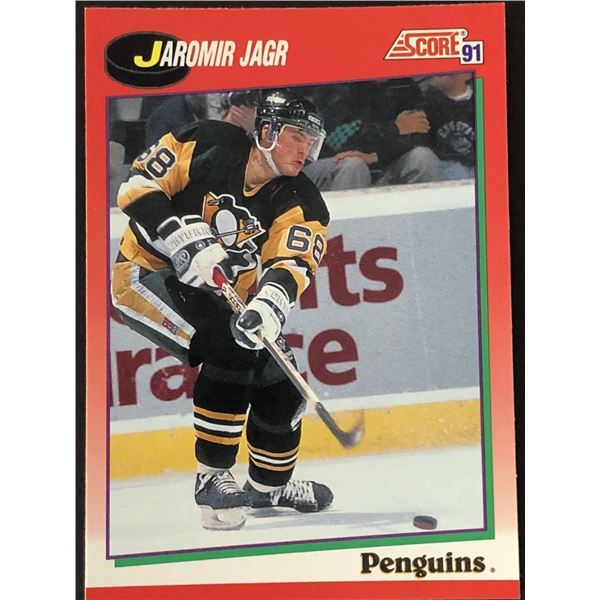 1991-92 SCORE Jaromir Jagr (HOF)