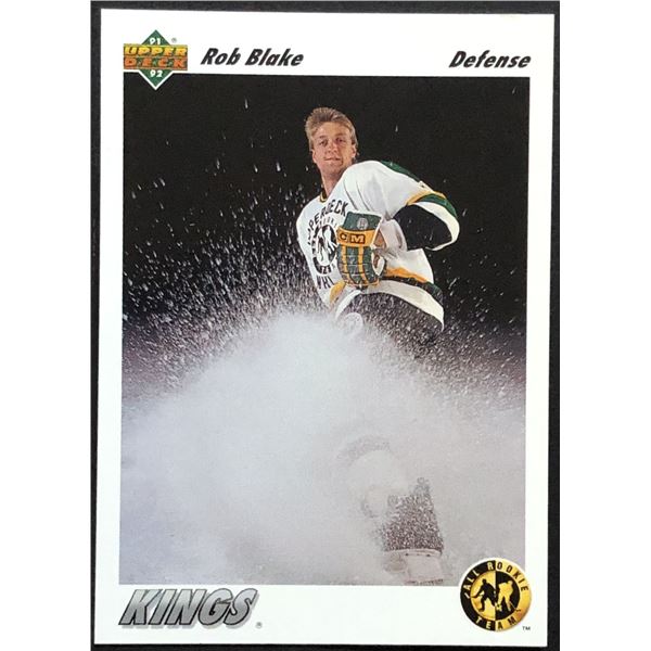 1991-92 UPPER DECK Rob Blake (HOF) (RC)