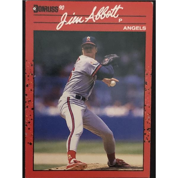 1990 DONRUSS Jim Abbott (RC)