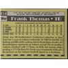 Image 2 : 1990 TOPPS Frank Thomas (RC) (HOF)