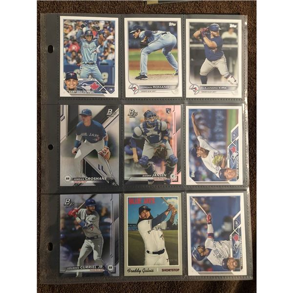 UPPER DECK / BOWMAN PLATINUM Blue Jays lot (9 cards)