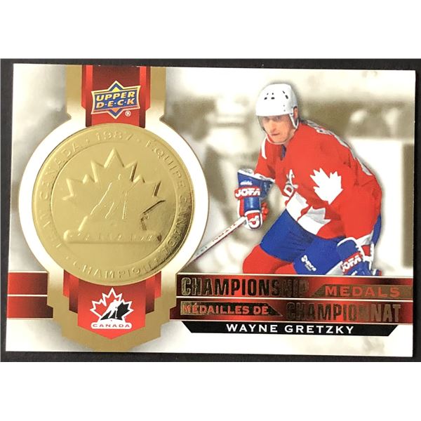2021-22 UPPER DECK Wayne Gretzky (HOF) CHAMPIONSHIP MEDALS