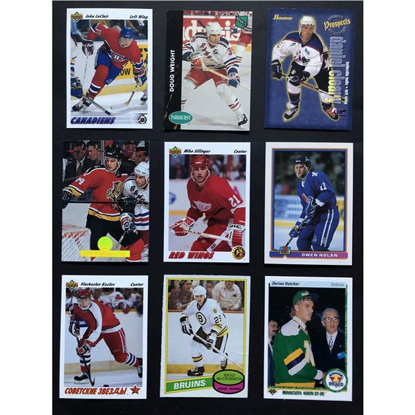 Rookie card bundle (9 cards)