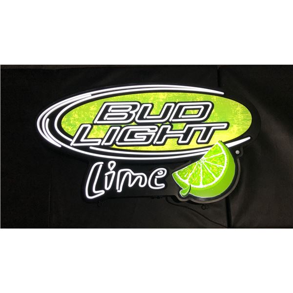 Bud Light Lime neon bar sign