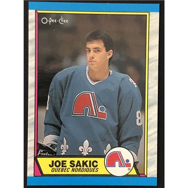 1989-90 O-PEE-CHEE JOE SAKIC (HOF) ROOKIE CARD