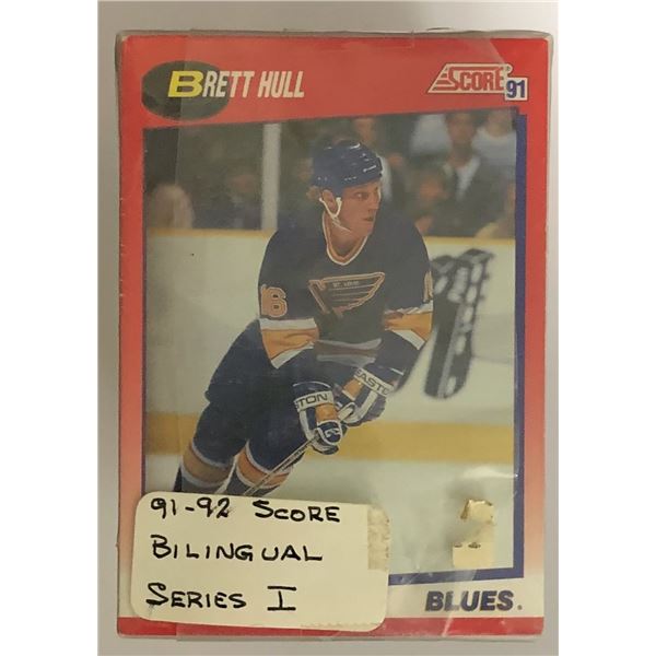 1991-92 SCORE Hockey Bilingual Set, series 1