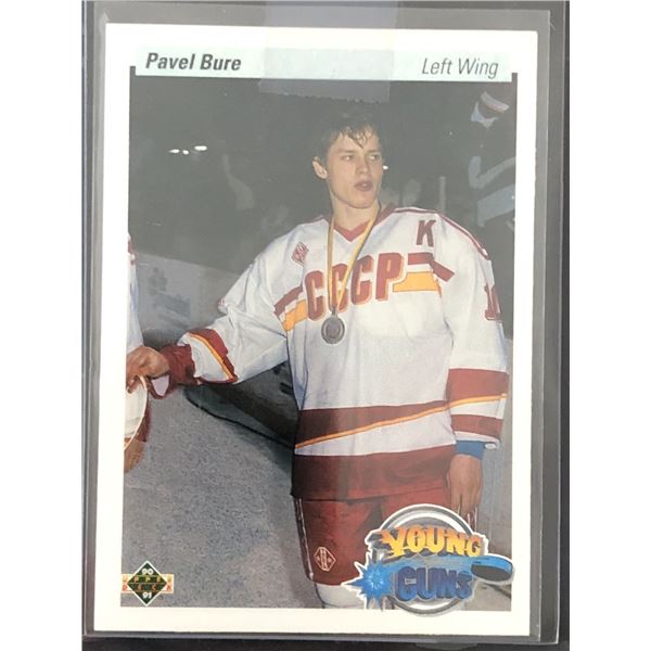 1991-92 UPPER DECK PAVEL BURE (HOF) ROOKIE CARD