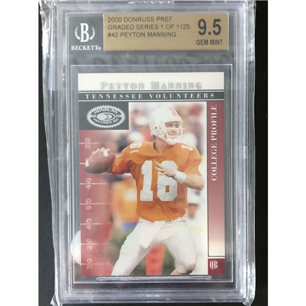 2000 DONRUSS PREFERRED PEYTON MANNING (HOF) CARD