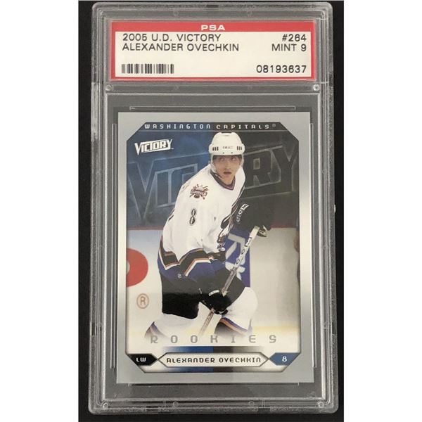 2005-06 UPPER DECK VICTORY Alex Ovechkin (RC) PSA MT 9